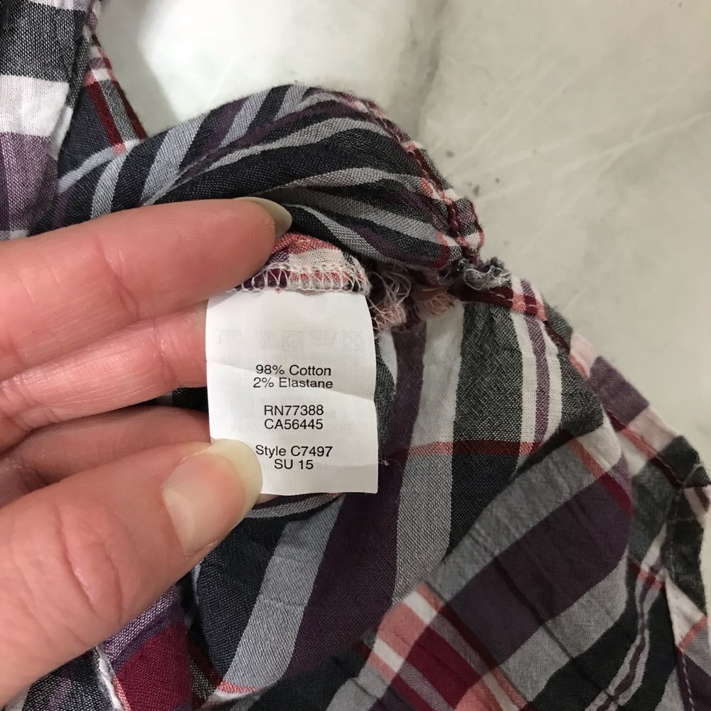 Madewell Button Down Top With Front Pockets - image 5